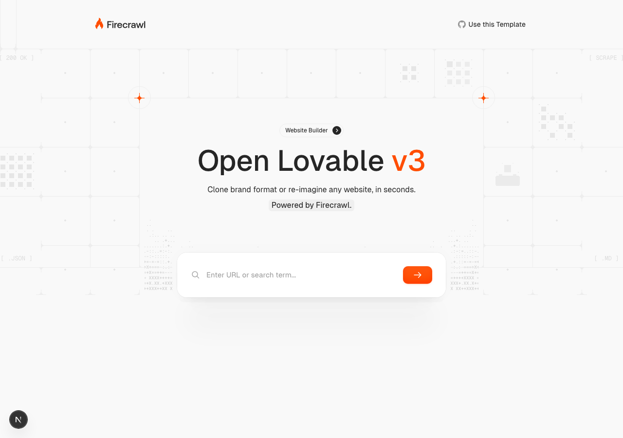 open-lovable in the browser during the run