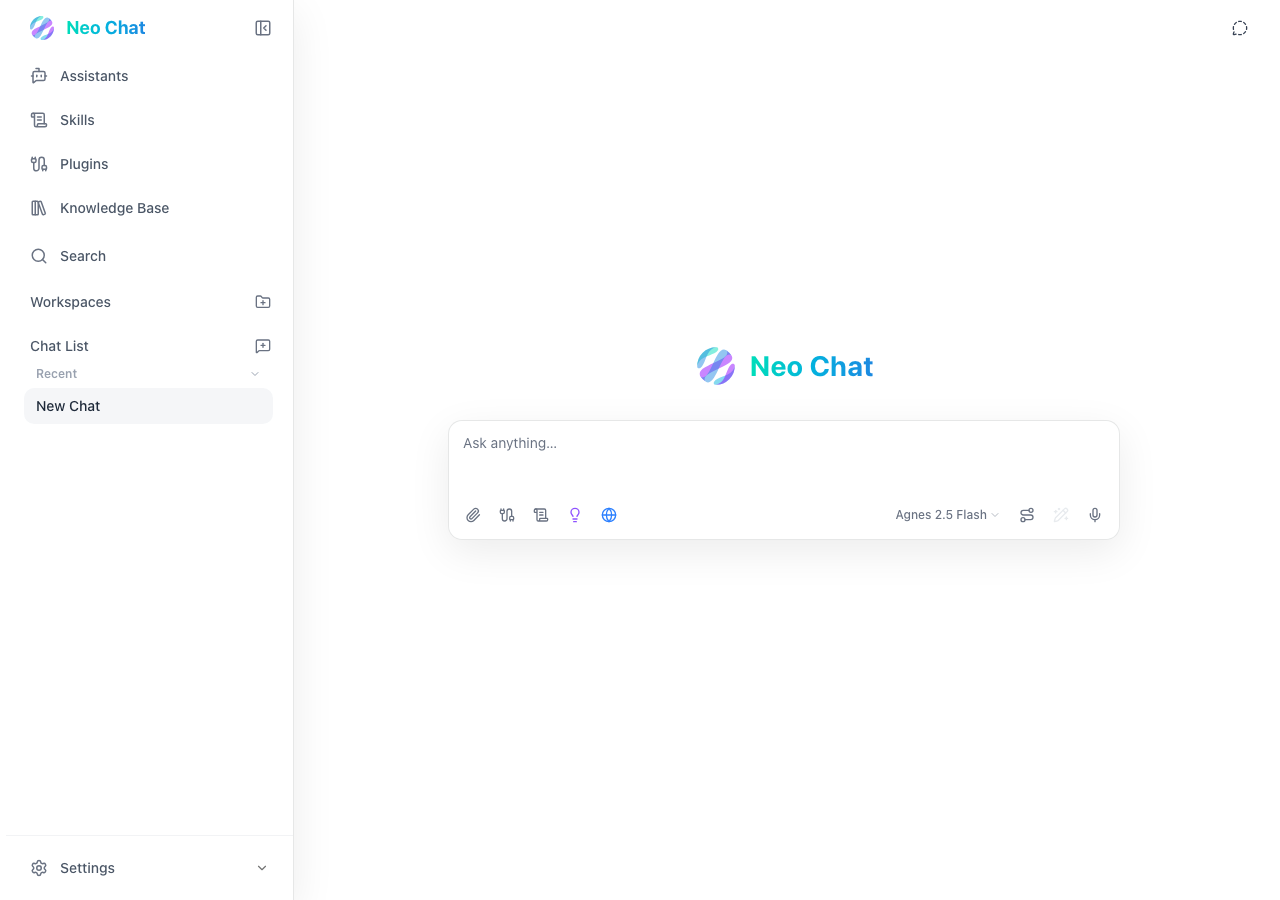 neo.u14.app in the browser during the run