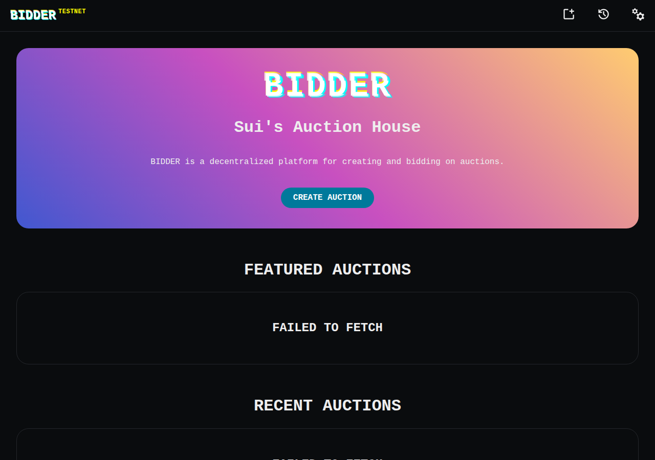 test.polymedia-bidder.pages.dev in the browser during the run